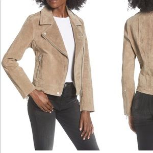 BlankNYC suede moto jacket size small